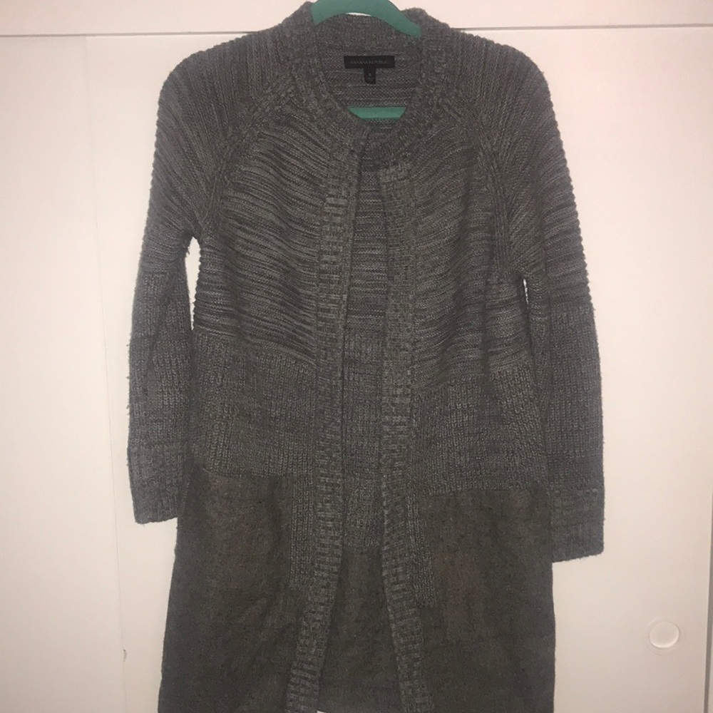 Banana Republic long sweater jacket